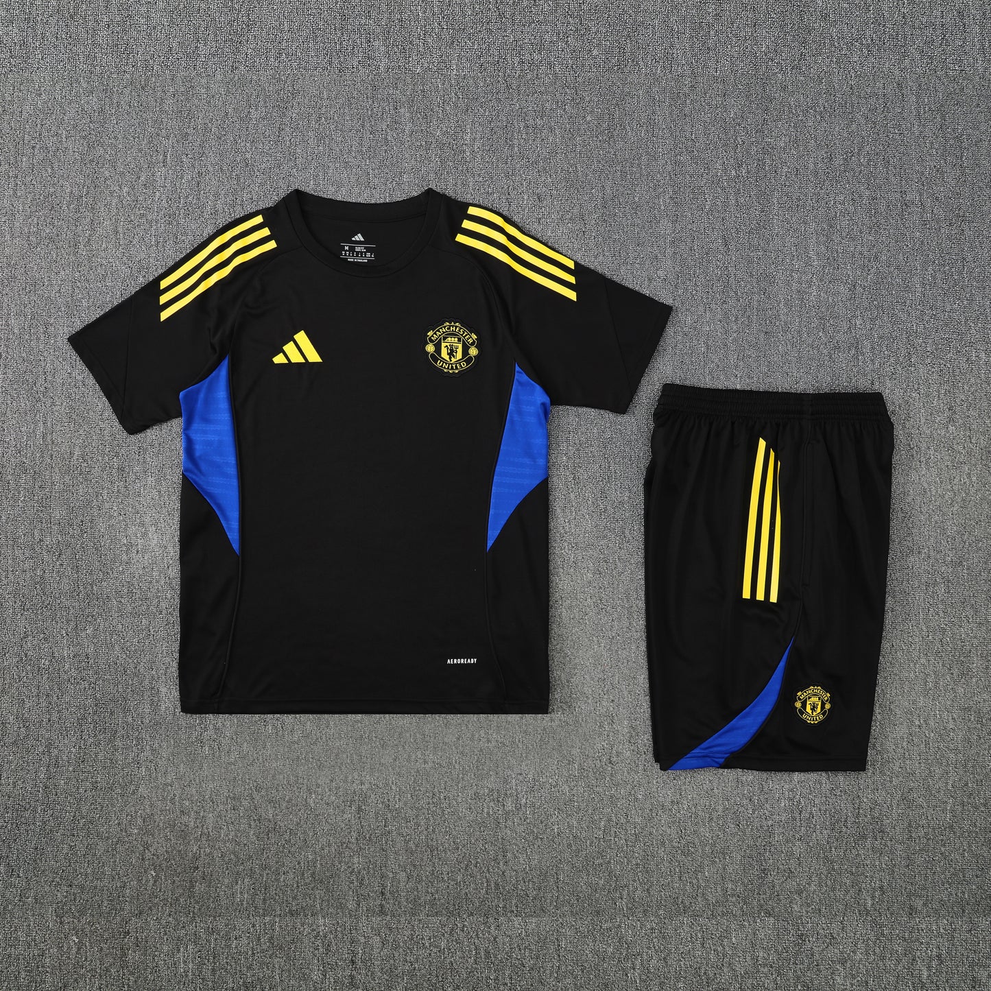 Manchester United Shorts Set-Black and Blue