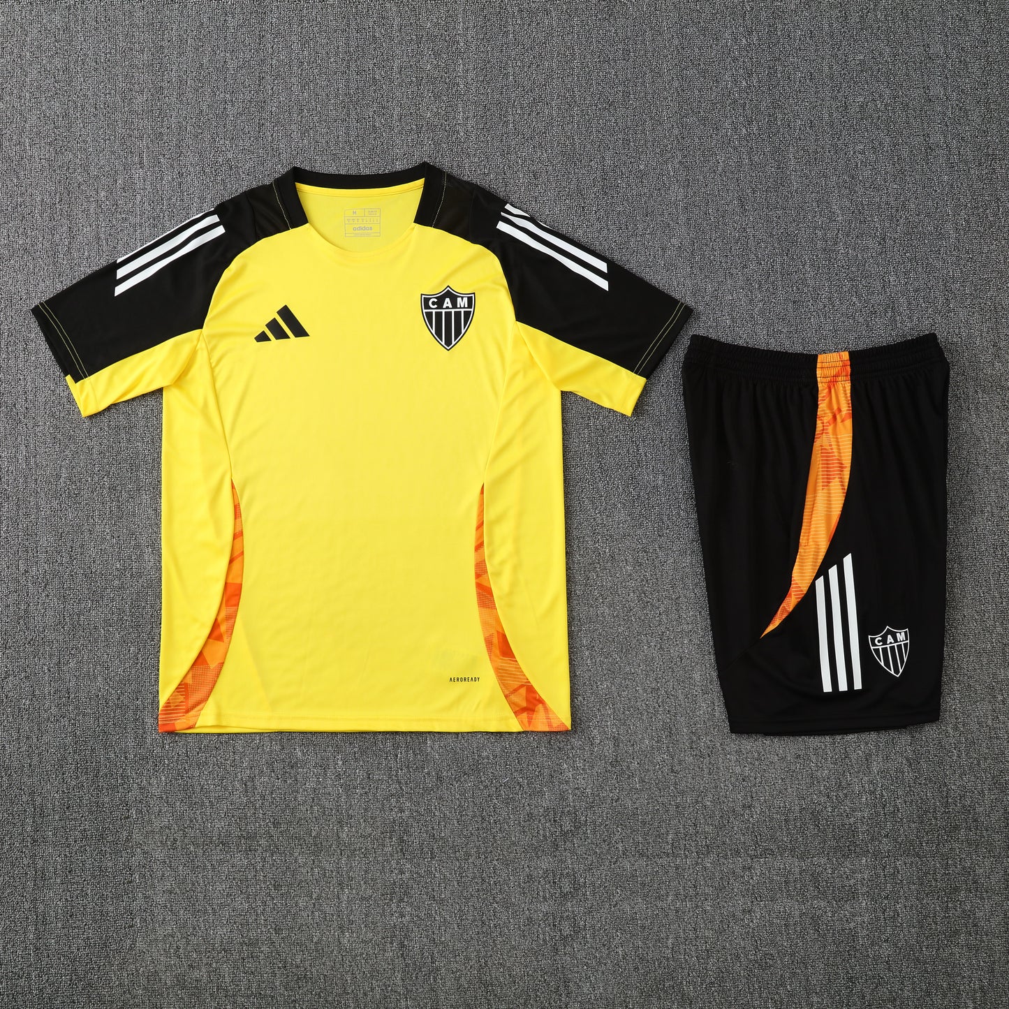 Atletico Mineiro Shorts Set-Yellow and Black