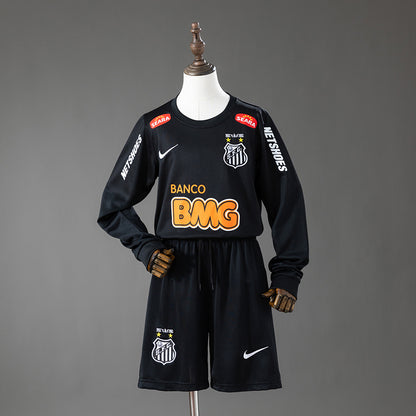 Santos 12/13 Away Retro Long Sleeve Kids Kit