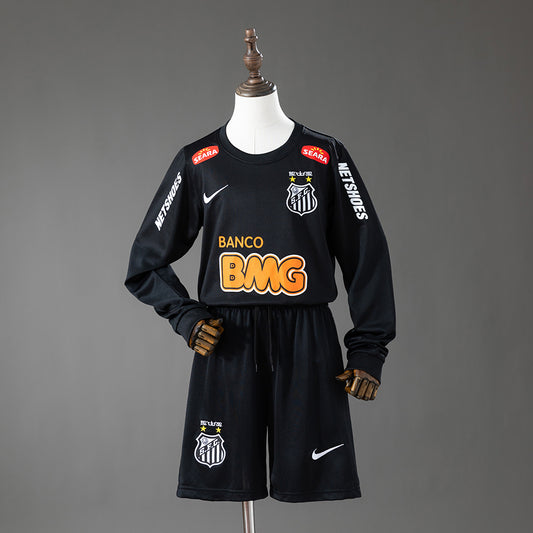 Santos 12/13 Away Retro Long Sleeve Kids Kit