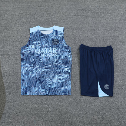 PSG Vest Set-Grey and Navy Blue