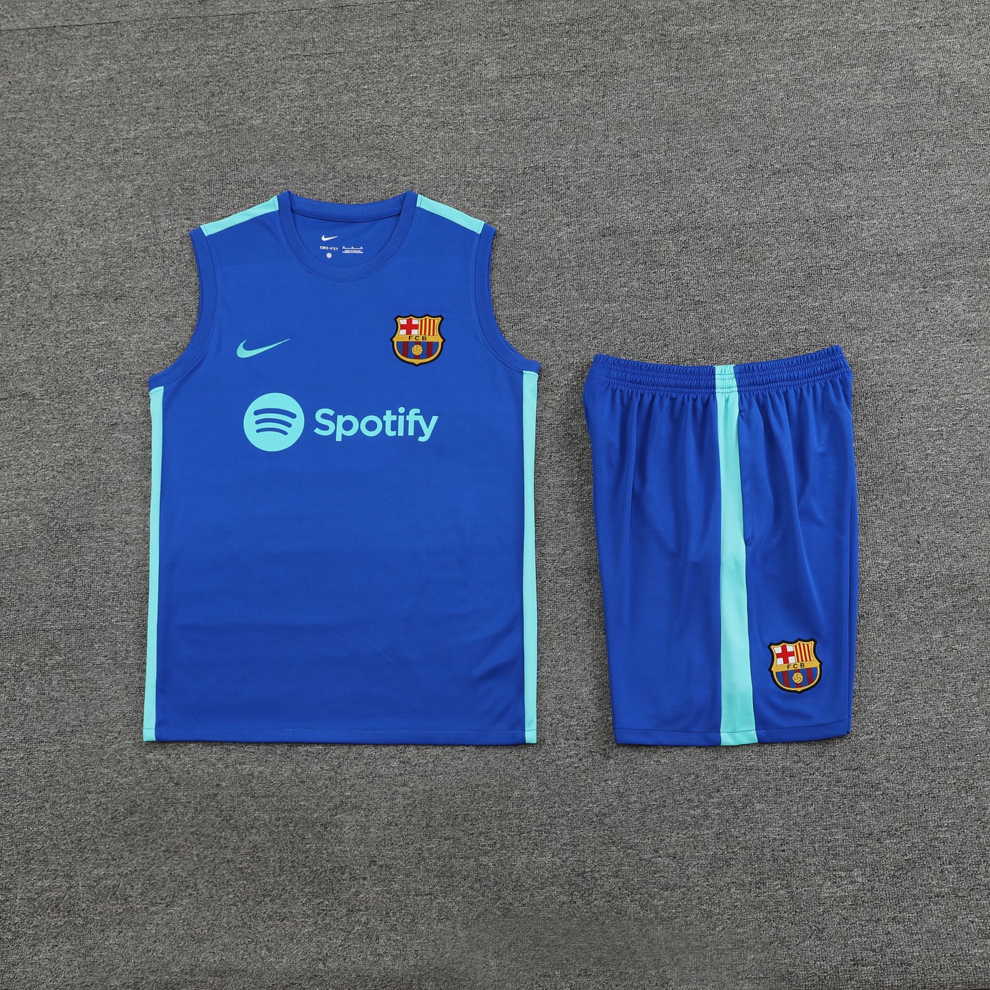Barcelona Vest Set-Dark Blue