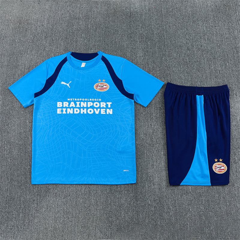 PSV Shorts Set-Blue and Navy Blue