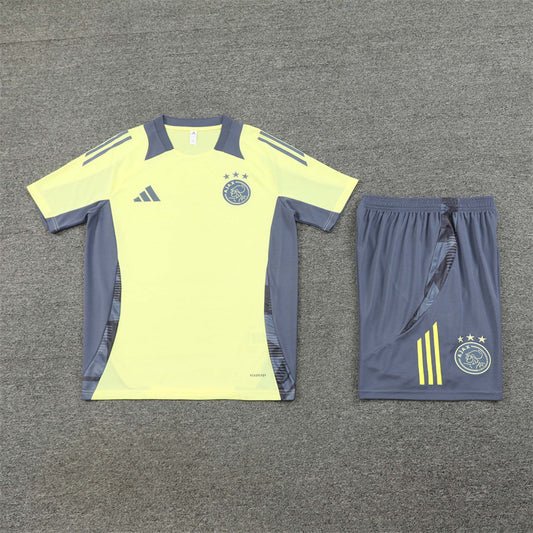 Ajax Shorts Set-Yellow and Grey