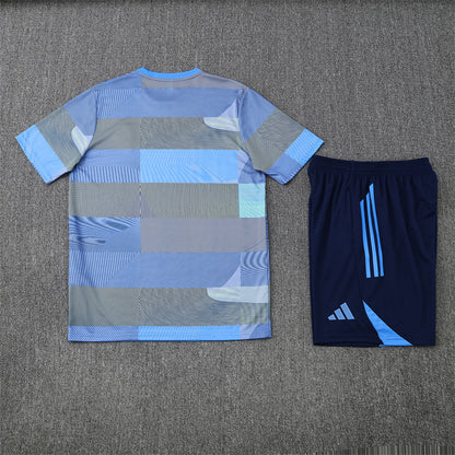Real Madrid Shorts Set-Grey and Blue