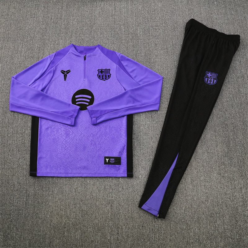 Barcelona Tracksuit-Purple and Black