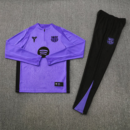 Barcelona Tracksuit-Purple and Black