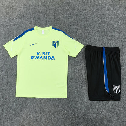 Atletico Madrid Shorts Set-Green and Black