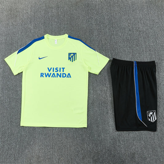 Atletico Madrid Shorts Set-Green and Black