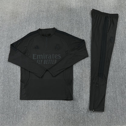 Real Madrid Tracksuit-Black