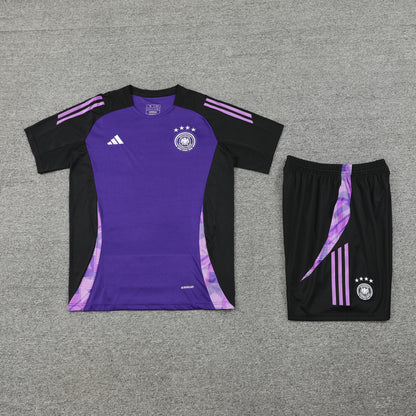 Germany Shorts Set-Purple and Black