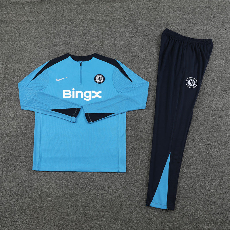Chelsea Tracksuit-Light Blue and Navy Blue