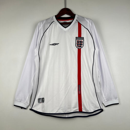 Retro long sleeve England 2002 Home