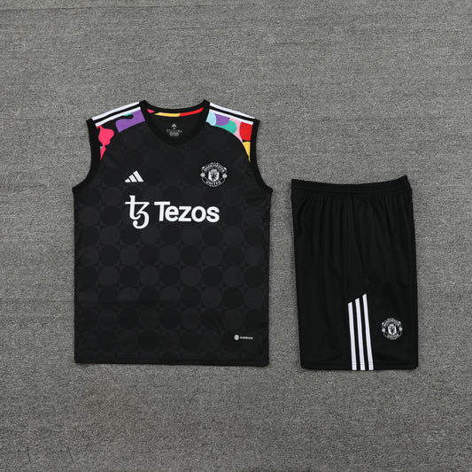 Manchester United Vest Set-Black