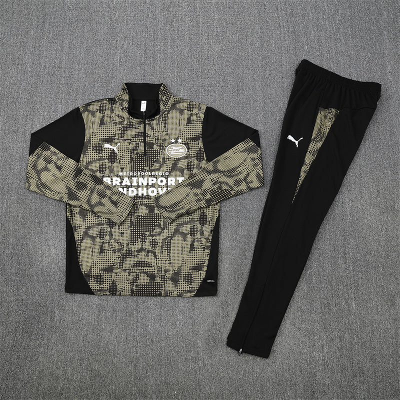 PSV Tracksuit-Brown and Black