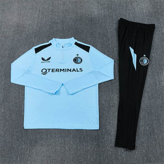 Castore Feyenoord Tracksuit-Blue and Black