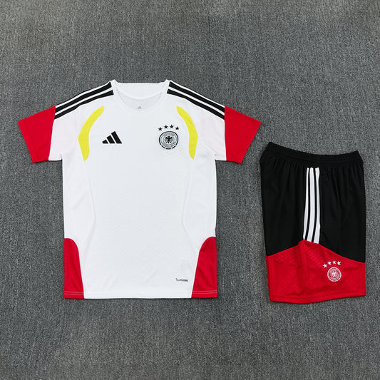 Germany Shorts Set-White and Black