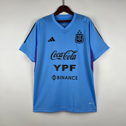 2023 Argentina training uniform blue