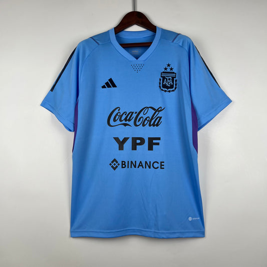 2023 Argentina training uniform blue