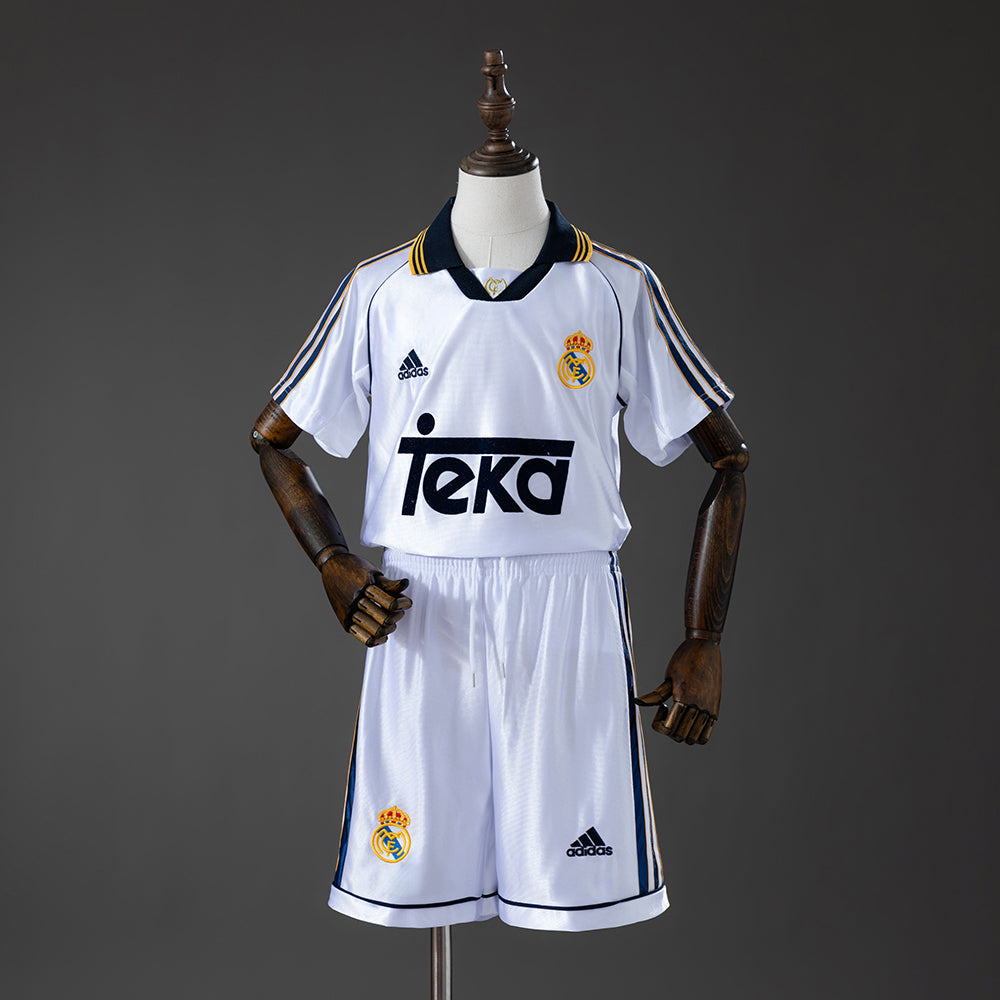 Real Madrid 98/00 Home Retro Kids Kit
