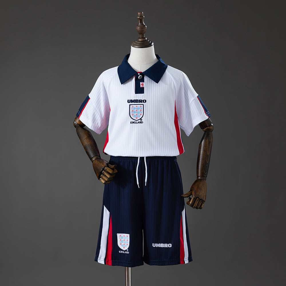 England 1998 Home Retro Kids Kit