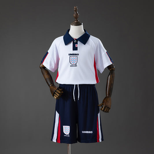 England 1998 Home Retro Kids Kit