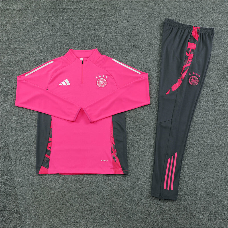 Germany Tracksuit-Pink and Dark Grey