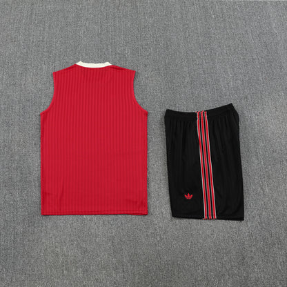Manchester United Vest Set-Red and Black