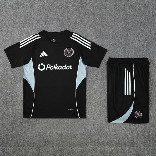 Inter Miami Shorts Set-Black and Grey