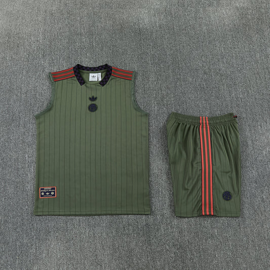 FC Bayern Munich Vest Set-Olive Green