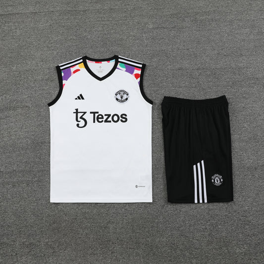 Manchester United Vest Set-White and Black