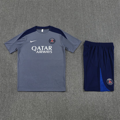 PSG Shorts Set-Grey and Navy Blue
