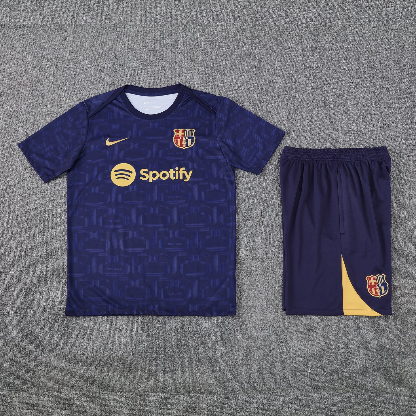 Barcelona Shorts Set-Navy Blue