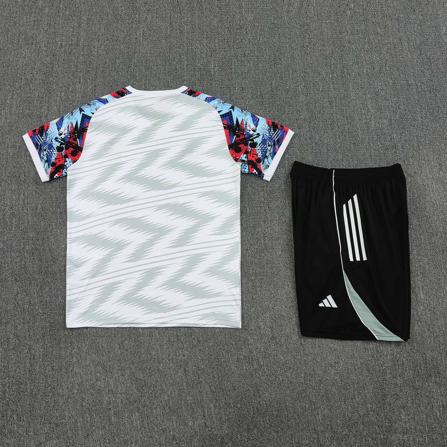 Real Madrid Shorts Set-White and Black