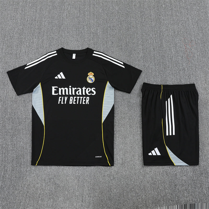 Rael Madrid Shorts Set-Black and Grey