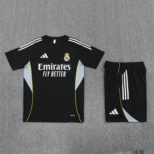 Rael Madrid Shorts Set-Black and Grey