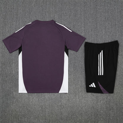 Manchester United Shorts Set-Purple and Black