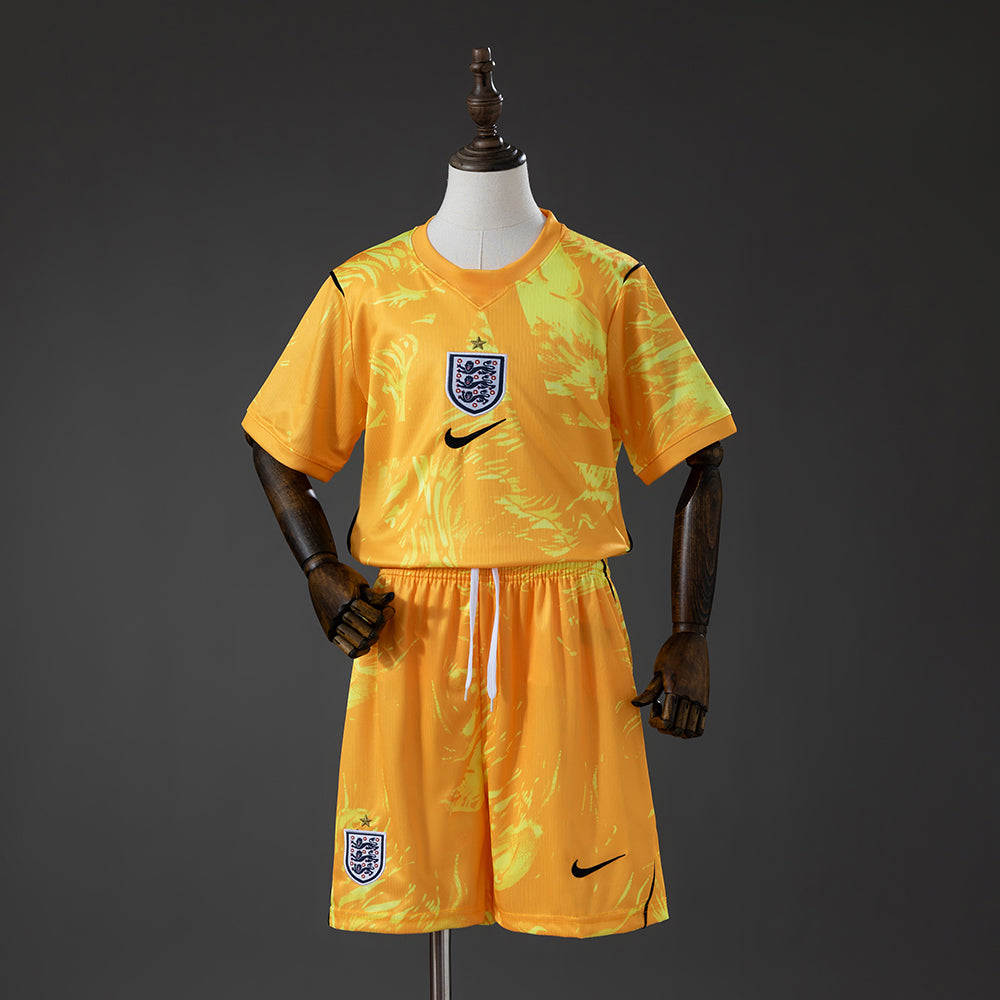 England 2026 GK Kids Kit Jersey - Yellow