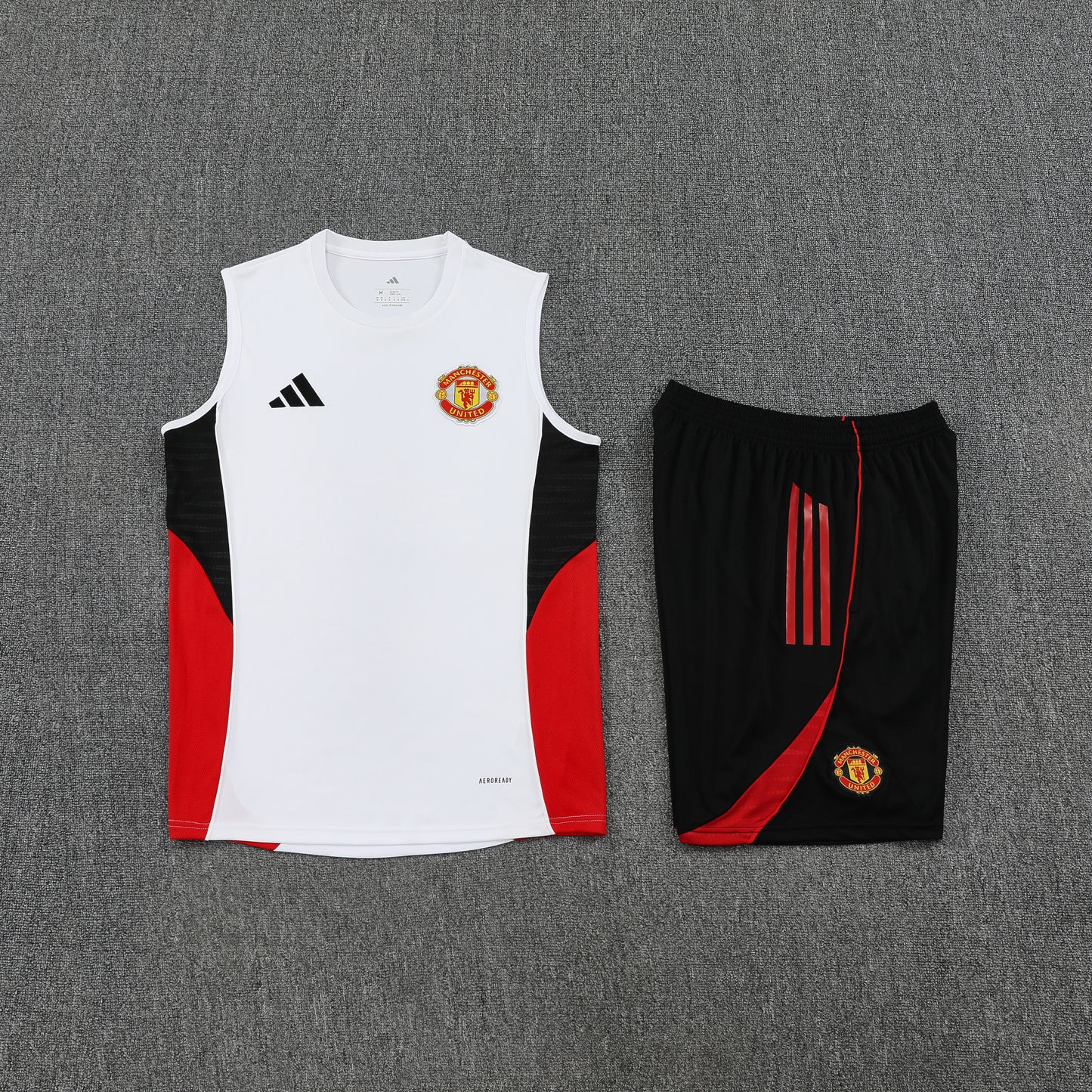 Manchester United Vest Set-White, Red and Black