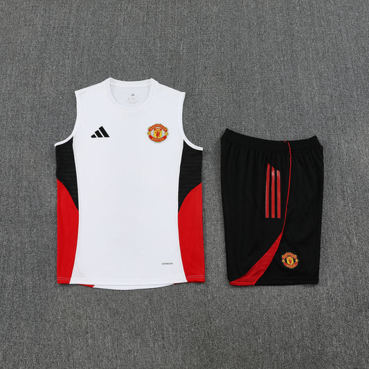 Manchester United Vest Set-White, Red and Black